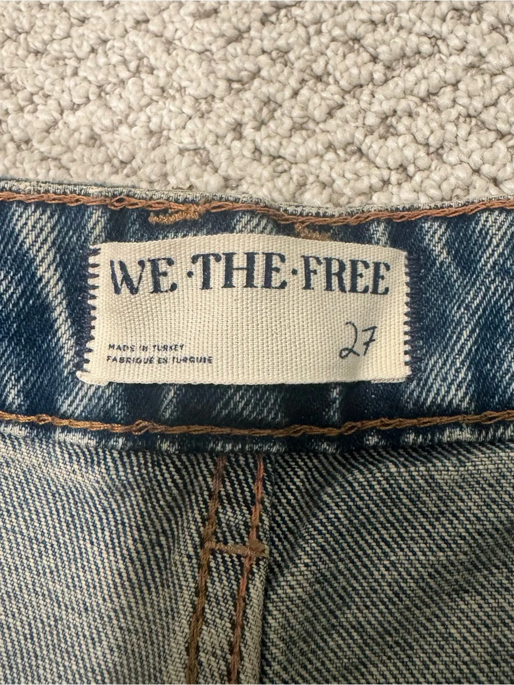 Free People Boyfriend Jeans in Light Blue Wash
